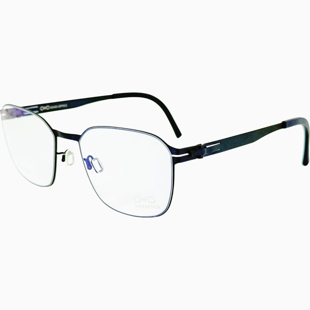 OVVO 3896 Unisex Metal Eyeglass Frame 655C Midnight Blue  51-19